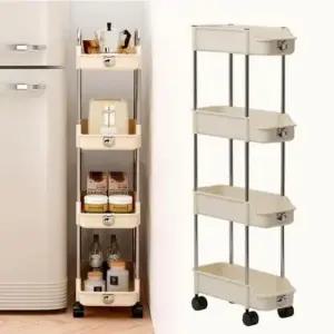 [SBD] 정리함 트롤리 트레이 바퀴 서랍 틈새 수납 다단 이동식