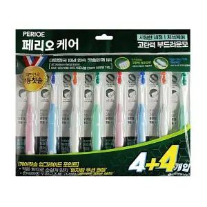 고칫솔 페리오구강용품 부드러운모칫솔 4+4입칫솔 케어 4+4개입