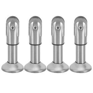 4개 스크린 파티션 지지대 스테인리스 스틸 욕실 바닥 하드웨어 상업용 공공장소용