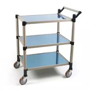 업소용 3단 스테인리스 이동식 웨건 식당 배식카트 대형 끌차