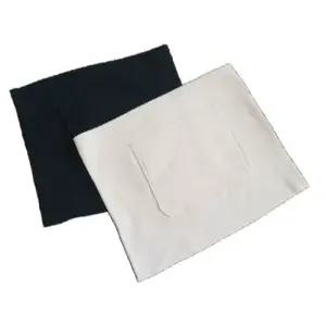 양면포켓 보호대 배 허리 워머 핫팩 주머니 6개 블랙 아이보리