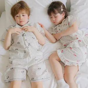 [아트박스]/알콩단잠 남아/여아 잠옷 유아 파자마 면어린이 실내복 상하복