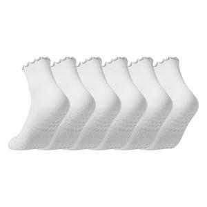 여성용 그립이 있는 쿨메이트 필라테스 양말, 요가 바레용 크루 논 슬립 여성, 선물