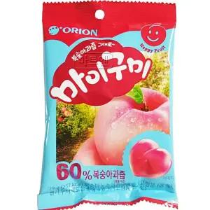 간식 스낵 오리온 아이간식 마이구미 복숭아 79g 10개 젤리 서치생활