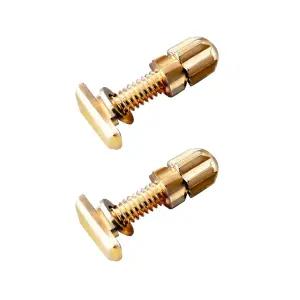 카티에 안경용 나사 및 볼트 세트 교체 선글라스 프레임 곡선 직사각형 골드