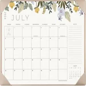 책상용 달력 2026데스크탑 매트 포함 카 대형 패드 22 x 17 인치 2026년 7월부터 2027년 12월까지 가정용