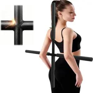 요 허리 스트레이트너 자세 교정기 미끄럼 방지 및 쿠션 패드가 있는 32인치 헤비 듀티 크래커 온 가족용