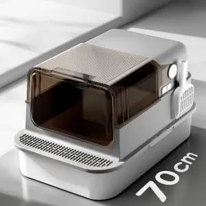 고양이 화장실 70cm 고양이화장실 후드형 프리미엄소재