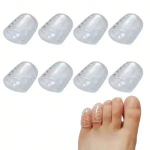발각질제거기 8개입 실리콘 엄지발가락 보호대 물집 방지 손가락 보호 젤 발가락