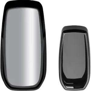 Xotic 기술 블랙 소프트 TPU 키 포브 쉘 풀 커버 케이스 도요타 랜드 크루저 시에나 벤자 포춘터 Rav4