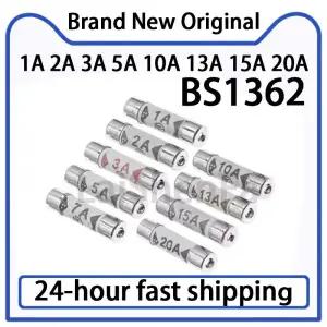 유리관퓨즈 휴즈 모래로 채워진 방폭 콘센트 세라믹 퓨즈 튜브 BS1362 영국 1A 3A 5A 10A 13A 20A 2A 6x25m