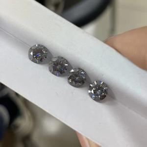 0.1/0.2/0.3/0.5/1CT Moissnaite 레몬 옐로우 골드 로얄 블루 그린 핑크 레드 AB 레인보우 퍼플 오렌지 GR