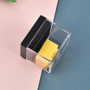 보석 코인 표본 용 뚜껑이있는 1PC 아크릴 보관 상자 미니 스퀘어 큐브 디스플레이 케이스 거친 미네랄 클