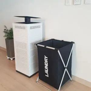세탁바구니 3칸 분리수거함 대형 접이식 빨래바구니