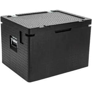 대용량 보온박스 휴대용 보냉 밥차 런치박스 도시락 검은색 단열 방수 야외