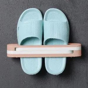 슬리퍼 거치대 폴딩 실내화 정리대 5p 세트 핑크