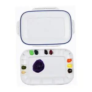 [셀러에이드]미술용 휴대용 다용도 조색 아크릴 물감 팔레트 전문가용