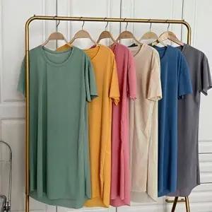 아이스 쿨링 원피스 잠옷 여름 실내 홈웨어 (HSJ-WF215CB)