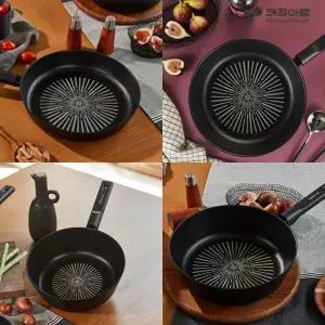 [키친아트 시즌3]IH팬세트(28프라이팬2개 + 28궁중팬 +24궁중팬)