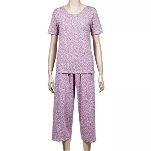 가벼운 착용감 여성 홈웨어 상하의 세트 가족잠옷 (HSJ-WFIYVW2)