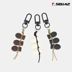 스콰즈 자린피쉬 현무암 굴비세트 가을 매듭 블랙 패션 키링 SBRCRA001