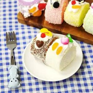 롤케익 디지트 음식모형 케모형 카페 모형 6구 케익모형 베이커리모형 카페디저트모형