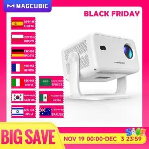 빔프로젝터 맥큐빅 네이티브 1080P 650ANSI 4K 안드로이드11 L018 프로젝터 자동 키스톤 보정 초점 Wifi6 B