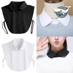 여름용 경량 레이어드 블라우스 카라 있는 셔츠카라