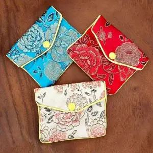 동전지갑 꽃 코인케이스 이거찜 전통지갑 자수