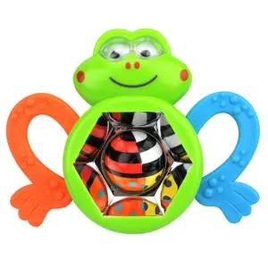 오감자극 촉감놀이 개구리 물고기 영아장난감 치아발육기 출산선물