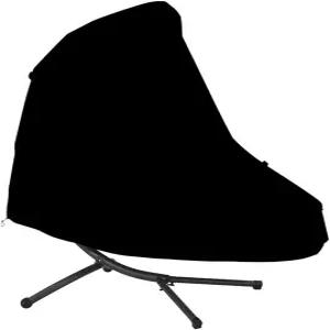 스토마스터 73인치 파티오 걸이식 체이스 라운지 및 스탠드 커버 지퍼 방수 야외 곡면 스틸 해먹 스윙 의자