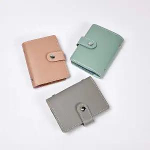 WL 카드 자격증 수첩 휴대용 가죽 포토카드 케이스 지갑 26장입