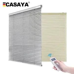 전동커튼 CASAYA 알루미늄 전기 베네치아 블라인드 방수 롤러 주방 욕실용 전동