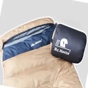 이불 커플침낭 1인용 2인용 겸용 낚시 보온 동행