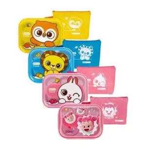 프렌즈 스텐 식판 케이스 가방세트