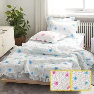 제이리빙 네띠 스노우리플 이불패드세트 Q 2컬러