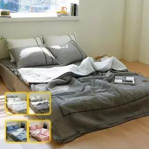제이리빙 나플 시어서커 누빔이불 SS 4컬러