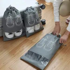 [에이치플러스몰]WL 여행용신발주머니 부직포파우치 이너백
