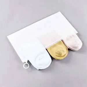 TBZ 소분용 반투명고리 지퍼백 미니 다회용 봉투 파우치 25x14cm