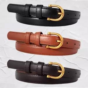 [에이치플러스몰]WL 고급 여성 벨트 튼튼한 가죽 데일리 허리띠 청바지용