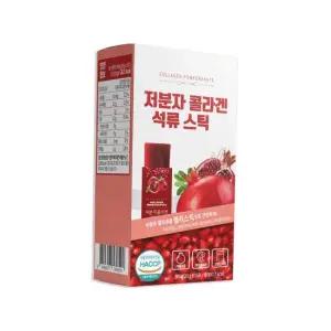 gL 석류 과즙 저분자 피쉬 콜라겐 영양 젤리 스틱 15포