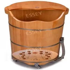 가정용 습식 족욕기 이동식 족욕통 하노끼 원목 바퀴 50