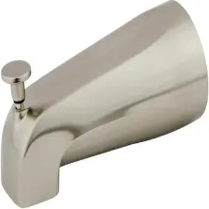 킹스턴 브라스 K188A8 디자이너 트림스케이프 샤워스케이프 5인치 욕조 스파우트 다이버터 브러시드 니켈