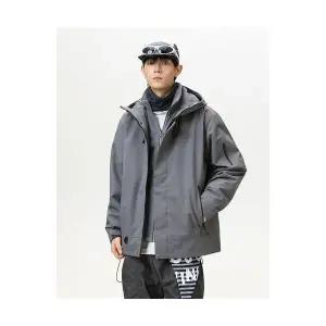 남자점퍼 야상사파리 봄 가을 야상 삼방 등산 바람막이 점퍼 원템3