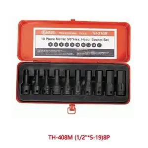 육각복스 지니어스 1/2in 육각비트소켓세트8pcs TH-408M