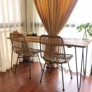 야외용 라탄 테이블 테라스 편의점 베란다 파라솔