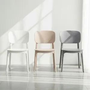 다용도 PP체어 인테리어 식탁의자 2개 세트