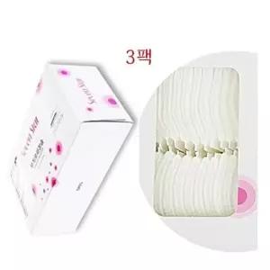[에스에스_62]PJ부직포화장솜 3팩 화장솜 솜 마사지용품