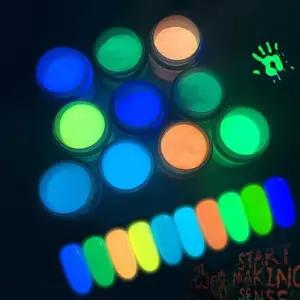 [에스에스_62]네일아트 컬러 네일 야광 파우더 10g 5종