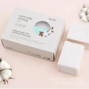 [에스에스_62]에이브 무표백 3겹 무표백화장솜 화장솜100매